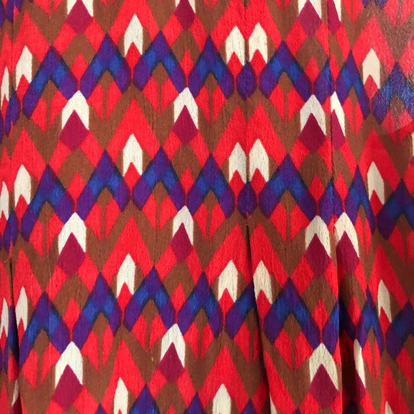 Lucky Brand Funky Geometric Print Tank Blouse - Picture 2 of 8